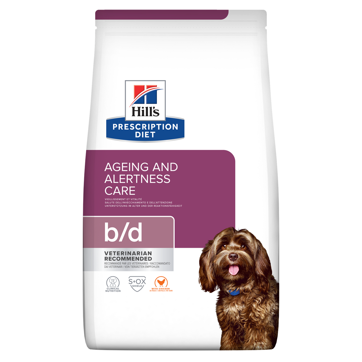 Hill's Prescription Diet b/d Dog Food 3kg