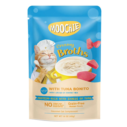 Moochie Creamy Broth with Tuna Bonito 40g Pouch