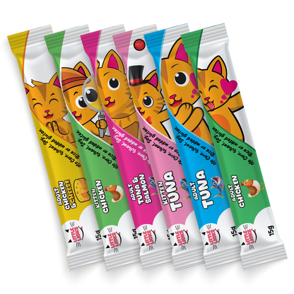 Smudges Little Licks Tuna Creamy Bisque Treats for Adult Cat 4 x 15g