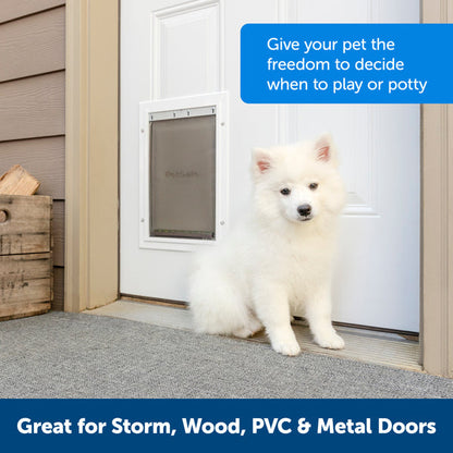 PetSafe Aluminium Pet Door Small White – Durable Aluminum Cat & Small Dog Door UAE