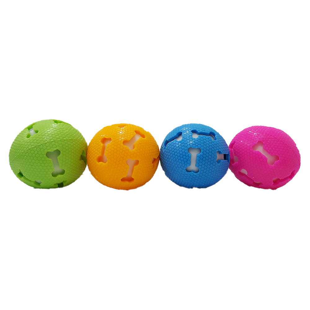 Rubz Peirced Grid Shiny Ball Assorted Colors - Dia 7.5cm