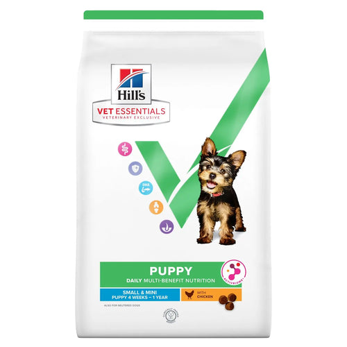 Hill's Vet Essentials Multi-Benefit Small & Mini Puppy Dry Food with Chicken 2kg